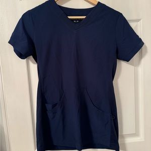 Navy scrubletics scrub top